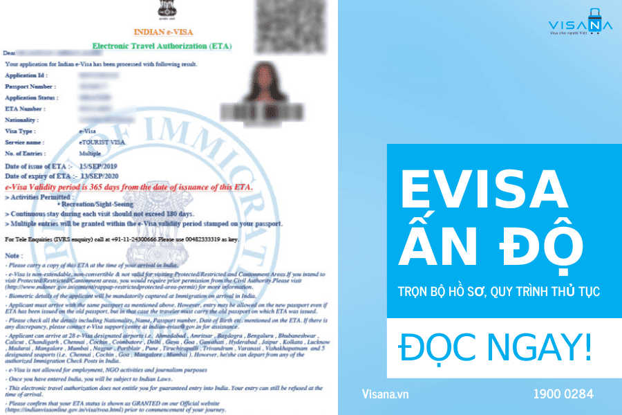 eVisa Ấn Độ – Trọn bộ hồ sơ, quy trình, thủ tục, lệ phí