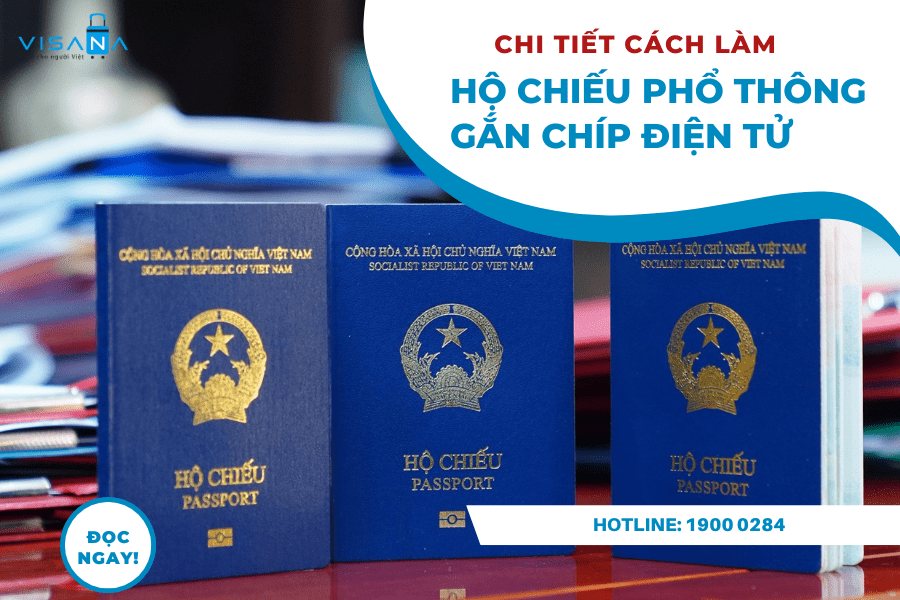 [Mới nhất] Hướng dẫn làm hộ chiếu gắn chip nhanh chóng