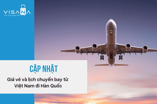 Vé máy bay đi Hàn Quốc giá rẻ – Lịch bay hôm nay